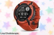 Reloj inteligente Garmin Instinct 2X Solar: ofertón increíble con GPS, carga solar y luz nocturna, ¡aprovéchalo ya antes de que se agote!