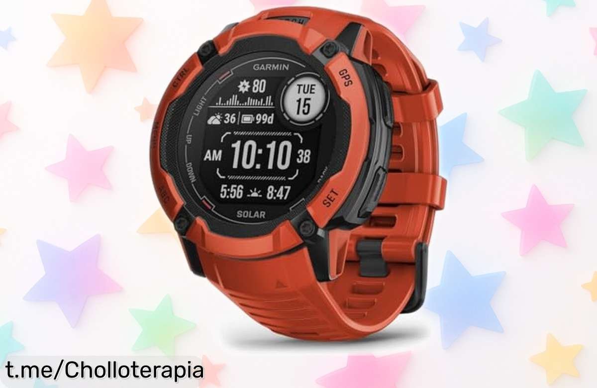 Reloj inteligente Garmin Instinct 2X Solar: ofertón increíble con GPS, carga solar y luz nocturna, ¡aprovéchalo ya antes de que se agote!