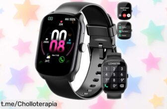 Reloj inteligente Qecnato con pantalla curva de casi 2’’ y más de 100 modos deportivos a precio loco, ¡no te quedes sin el tuyo y comienza a medir tus logros ya!