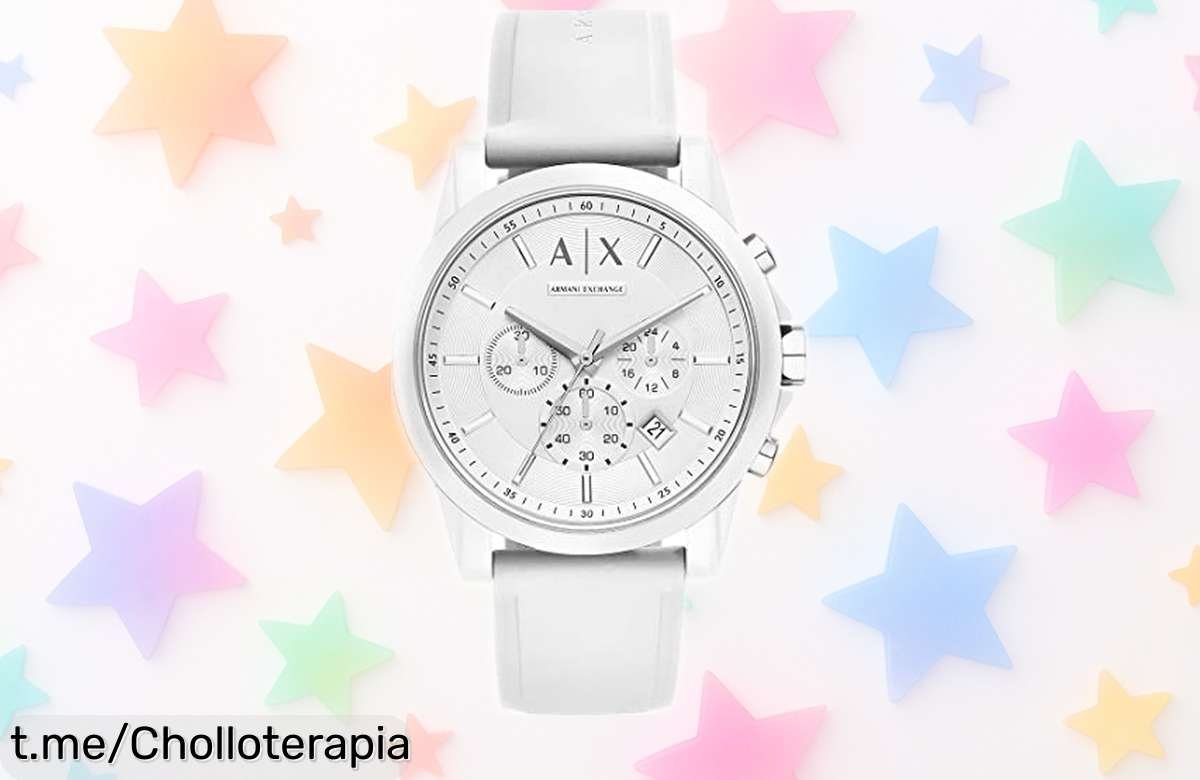 Reloj unisex Armani Exchange AX1325 a precio regalado, con estilo moderno y resistente al agua. ¡No dejes pasar este super chollo antes que se acabe!