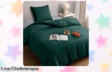 Renueva tu cama con esta funda nórdica de microfibra y cremallera, ¡ofertón inesperado para que duermas como nunca! Hazla tuya antes de que se acabe.