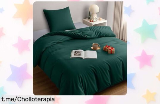 Renueva tu cama con esta funda nórdica de microfibra y cremallera, ¡ofertón inesperado para que duermas como nunca! Hazla tuya antes de que se acabe.