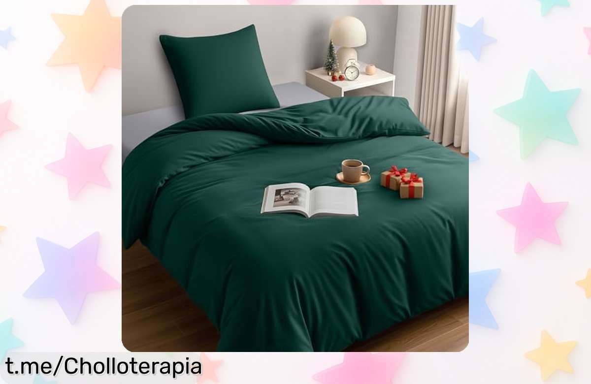 Renueva tu cama con esta funda nórdica de microfibra y cremallera, ¡ofertón inesperado para que duermas como nunca! Hazla tuya antes de que se acabe.