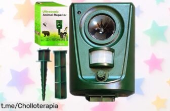 Repelente ultrasónico Retoo que espanta bichos sin molestar a nadie, ¡apróvecha este precio de ganga y disfruta de tu jardín sin preocupaciones!