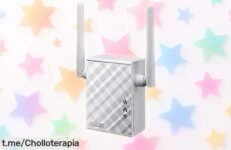 Repetidor de señal WiFi Asus RPN12: cobertura potente en casa a precio loco. Aprovecha este chollo porque no siempre aparecen oportunidades así. ¡Conéctate ya!