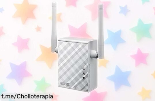 Repetidor de señal WiFi Asus RPN12: cobertura potente en casa a precio loco. Aprovecha este chollo porque no siempre aparecen oportunidades así. ¡Conéctate ya!