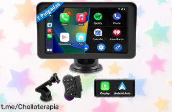 Reproductor de coche AWESAFE 7” con CarPlay y Android Auto: el ofertón que transforma cada viaje en una experiencia moderna e inolvidable. ¡No te lo pierdas!