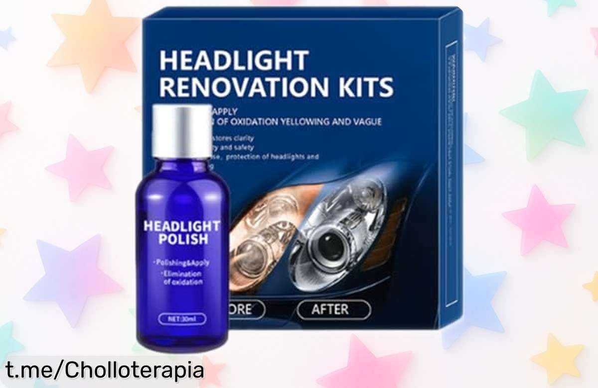 Revive tus faros con el kit de polímero líquido imperdible que quita amarillos y arañazos. ¡Aprovecha esta oferta y mejora tu visión nocturna ya!