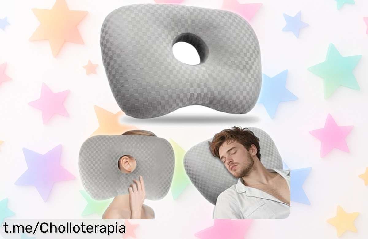 Revolucionaria almohada DASIAUTOEM para dormir de lado: ¡olvídate de las molestias y disfruta del descanso con un inventazo a precio loco!