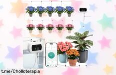 Riego automático con WiFi para 10 macetas que cuida tus plantas cuando lo necesitan, ¡aprovecha este descuentazo y transforma tu jardín hoy mismo!