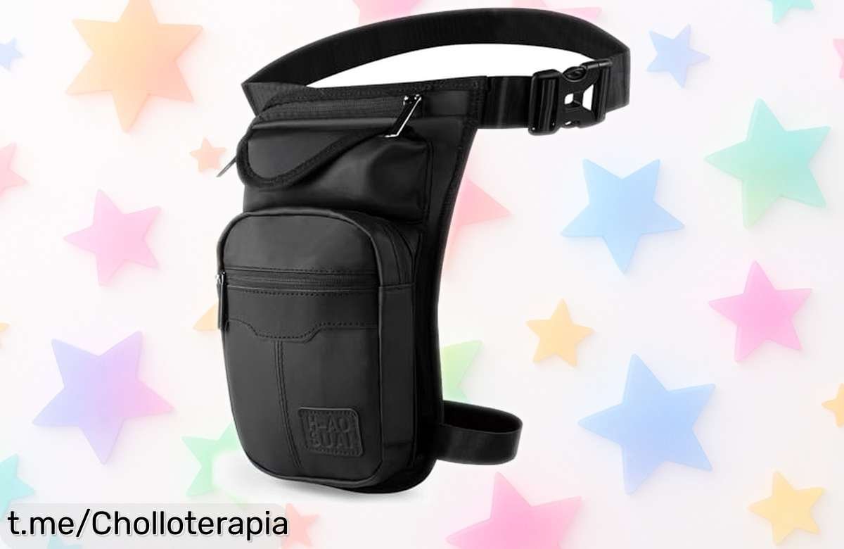 Riñonera para moto Virklyee 326, tu compañero ideal con 4 compartimentos y mil formas de llevar: ¡aprovecha este ofertón y no te quedes sin la tuya!