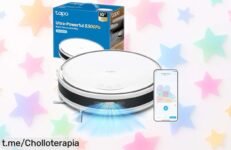 Robot aspirador Tapo RV20 MAX a precio loco: limpieza rápida y fácil con succión brutal, navega donde otros no llegan y controla todo desde el móvil. ¡No dejes pasar este mega descuentazo!