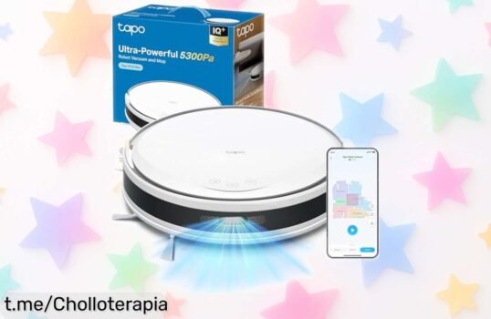 Robot aspirador Tapo RV20 MAX a precio loco: limpieza rápida y fácil con succión brutal, navega donde otros no llegan y controla todo desde el móvil. ¡No dejes pasar este mega descuentazo!