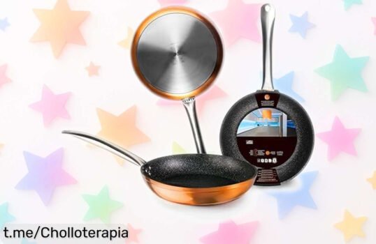 Sartén Prendeluz de 30 cm, el aliado perfecto para tus salteados; su precio ha caído en picado y disfrutarlo será un placer diario. ¡No dejes escapar esta oferta irresistible!