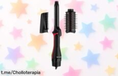 Secador y moldeador 3 en 1 Revlon que transforma tu pelo en minutos, ¡es un ofertón que no puedes dejar escapar! Volumen y brillo al instante para tus mejores momentos.