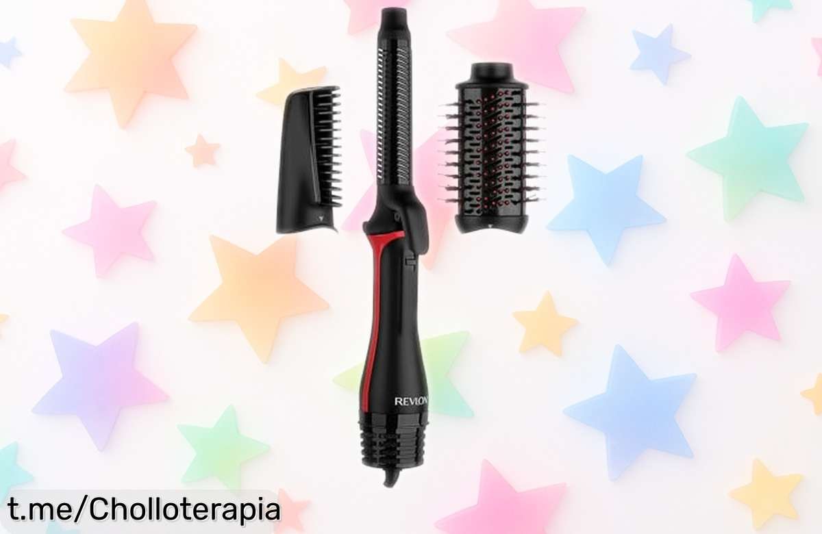 Secador y moldeador 3 en 1 Revlon que transforma tu pelo en minutos, ¡es un ofertón que no puedes dejar escapar! Volumen y brillo al instante para tus mejores momentos.