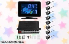 Sensor de aparcamiento SIXRUN con pantalla LCD, ahora a un precio de ganga que no vas a querer dejar pasar: ¡seguridad en cada giro y tu coche protegido ya!
