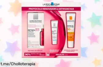 Serum de retinol La Roche Posay Retinol B3 con regalo del serum Mela B3 y protector solar Anthelios, ¡paquete ideal para cuidar tu piel a un precio rebajado que no puedes dejar pasar!