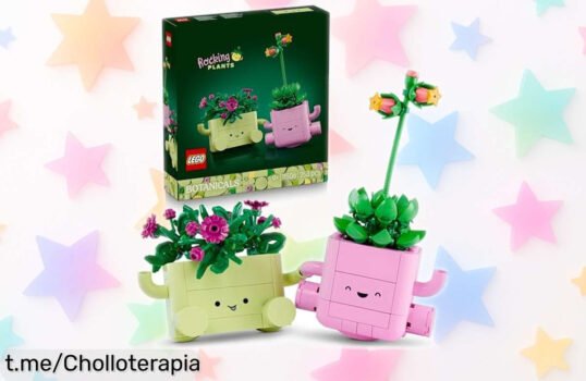 Set LEGO Botanicals con 2 plantas que bailan: ¡Haz de tu espacio un lugar vibrante a un precio loco! Ideal para peques creativos y fanáticos del color. ¡Aprovecha esta locura ahora!