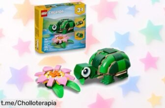 Set LEGO Creator 3en1 de tortuga, rana y camaleón: ¡creatividad sin límites a precio loco! No dejes pasar este super chollo para que la diversión nunca acabe.