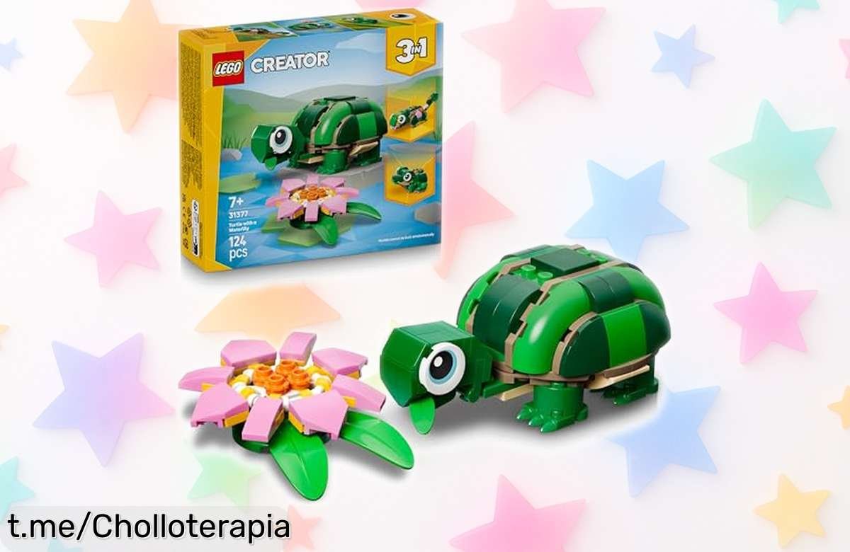Set LEGO Creator 3en1 de tortuga, rana y camaleón: ¡creatividad sin límites a precio loco! No dejes pasar este super chollo para que la diversión nunca acabe.