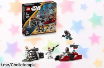 Set LEGO Star Wars 75449 con minifiguras y moto speeder a un precio de locura, ¡una oportunidad galáctica para que los peques vivan mil aventuras sin parar!