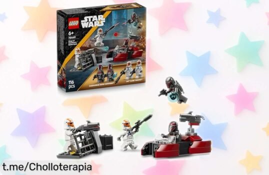 Set LEGO Star Wars 75449 con minifiguras y moto speeder a un precio de locura, ¡una oportunidad galáctica para que los peques vivan mil aventuras sin parar!