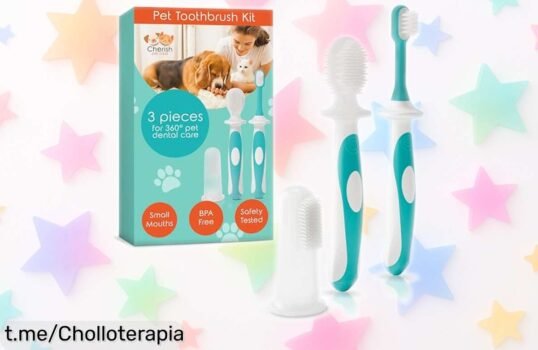 Set de 3 cepillos dedo de silicona Cherish Baby Care, ¡ofertón increíble para que tu mascota tenga una sonrisa radiante y un aliento fresco! Aprovecha antes de que se agoten.