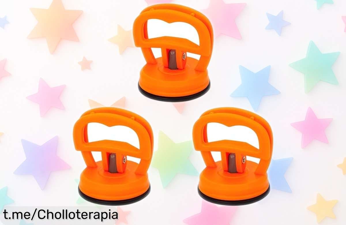 Set de 3 ventosas THQAE para arreglar abolladuras y sujetar el móvil, un ofertón que no daña la pintura y lo deja todo como nuevo ¡Aprovecha esta oportunidad única!