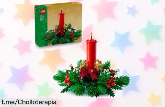 Set de construcción LEGO 40743 para un espectacular centro de mesa navideño: ¡regalado y lleno de estilo para darle luz a tus fiestas!