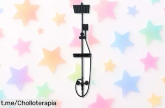 Set de grifo de baño TOPX con mezclador y ducha lluvia a precio de escándalo, no te pierdas la oportunidad de vivir lujos en casa hoy mismo.
