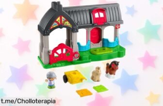 Set de juego Fisher-Price Little People con establo y carro a precio loco que estimula la creatividad y mejora la motricidad fina, ¡no dejes pasar esta oportunidad única para jugar!