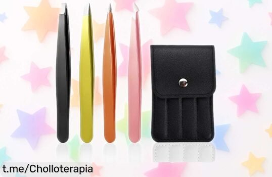 Set de pinzas de depilar profesionales Liuchanghe, ¡precisión y calidad a precio loco! Dale adiós al vello difícil rápido y sin dolor. No te quedes sin el tuyo, ¡aprovéchalo ya!
