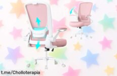 Silla de oficina giratoria SONGMICS con respaldo ergonómico: comodidad a precio loco, descubre el ofertón que transformará tus horas de trabajo en pura felicidad. ¡No lo dejes pasar!