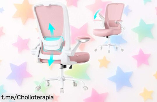 Silla de oficina giratoria SONGMICS con respaldo ergonómico: comodidad a precio loco, descubre el ofertón que transformará tus horas de trabajo en pura felicidad. ¡No lo dejes pasar!