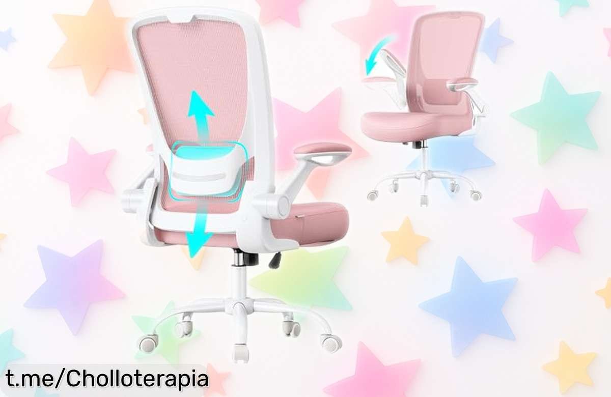 Silla de oficina giratoria SONGMICS con respaldo ergonómico: comodidad a precio loco, descubre el ofertón que transformará tus horas de trabajo en pura felicidad. ¡No lo dejes pasar!