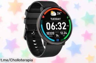 Smartwatch Forever con pantalla AMOLED que brilla como nunca, controla tu deporte y llama ¡ahora a un precio regalado que no puedes dejar escapar!
