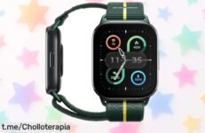 Smartwatch Moto Watch Fit, pantalla grande y GPS: ¡aprovéchalo ya a un precio loco que no se repite! Tu compañero ideal para el deporte y la aventura te espera.