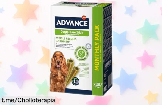 Snacks Advance para perros que limpian dientes y aseguran un aliento fresco en solo un mes a un precio de ganga irresistible, ¡aprovéchalo antes de que se acaben!