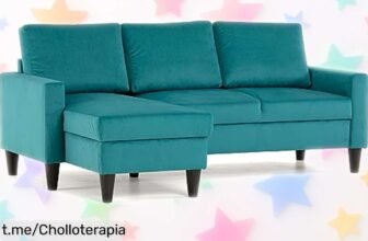 Sofá chaise longue Budwing Fox: montalo como quieras y a un precio que te hará sonreír, perfecta para darle vida a tu salón ¡No dejes pasar esta oportunidad única!