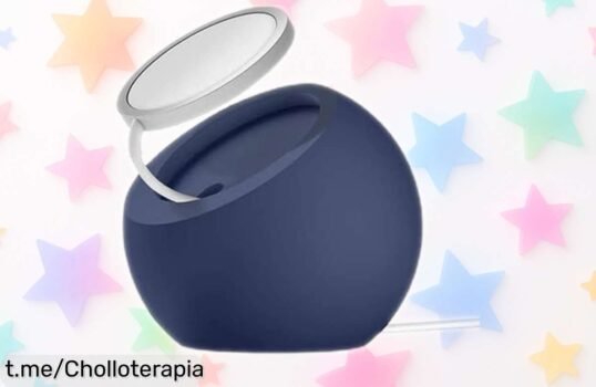 Soporte magnético para cargador inalámbrico con base ajustable, una joyita a un precio de ganga que te hará disfrutar sin enredos y sobre la marcha. ¡No esperes más y pómplelo ya!