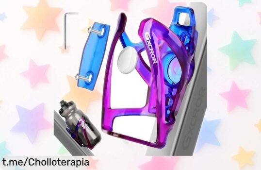 Soporte para botella de bici GXCROR con ocultador de AirTag a un precio que no podrás dejar pasar, ¡mantén tu agua segura y localízate sin complicaciones!