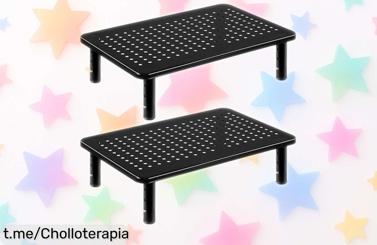 Soportes ajustables Furwoo para portátil: un ofertón irresistible que transforma tu escritorio en un espacio funcional y estiloso, ¡no dejes pasar esta oportunidad única!