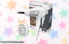 Sorprendente secador Rowenta Powerline CV5930 con tecnología iónica a un precio increíble, luce tu melena perfecta y dile adiós al frizz ¡No dejes escapar esta oferta!