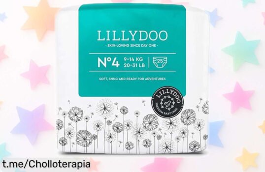 Sorprendentes pañales Lillydoo que aguantan 12 horas sin fugas y cuidan la piel sensible, ¡con un precio tan bajo que parece un regalo!