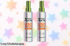 Spray alisador Garnier Fructis Diamond Sleek Shine en pack doble para un pelo brillante y suave hasta 100 horas, ¡no dejes pasar este ofertón que no se repite!