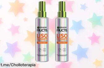Spray alisador Garnier Fructis Diamond Sleek Shine en pack doble para un pelo brillante y suave hasta 100 horas, ¡no dejes pasar este ofertón que no se repite!