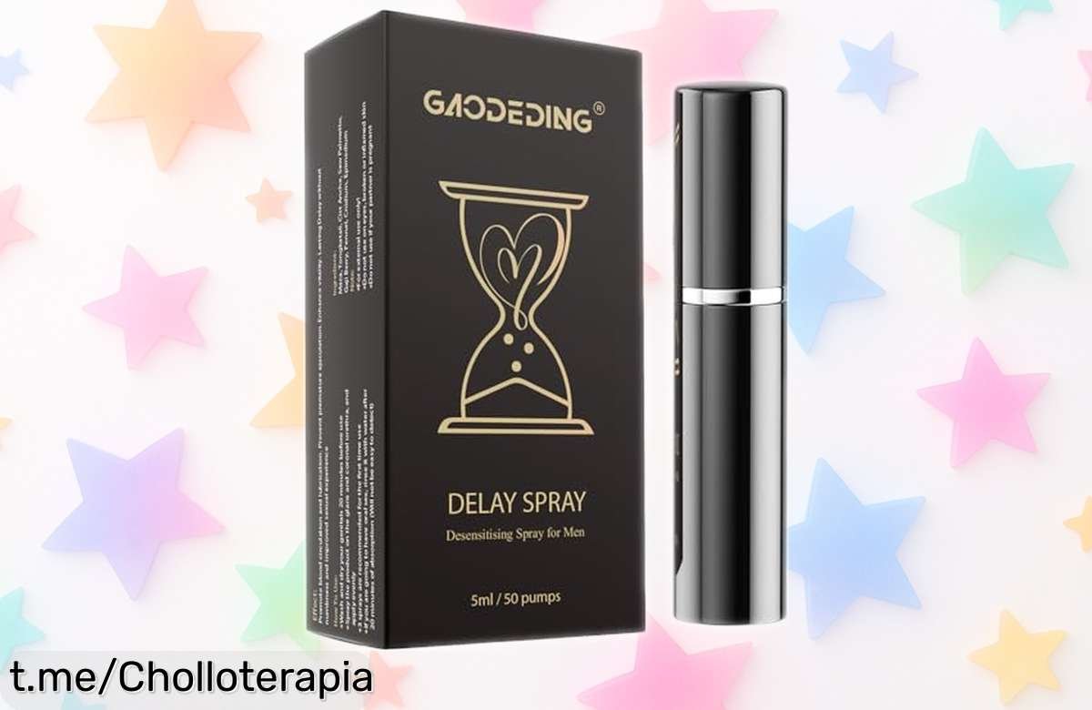 Spray retardante que prolonga el placer con fórmula discreta y fácil de usar, ¡ahora a un precio de locura que no puedes dejar pasar!