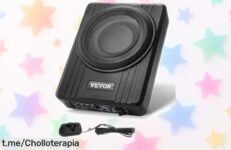 Subwoofer compacto VEVOR con graves potentes y amplificador: ¡potencia de sonido a un precio loco que no puedes dejar escapar!