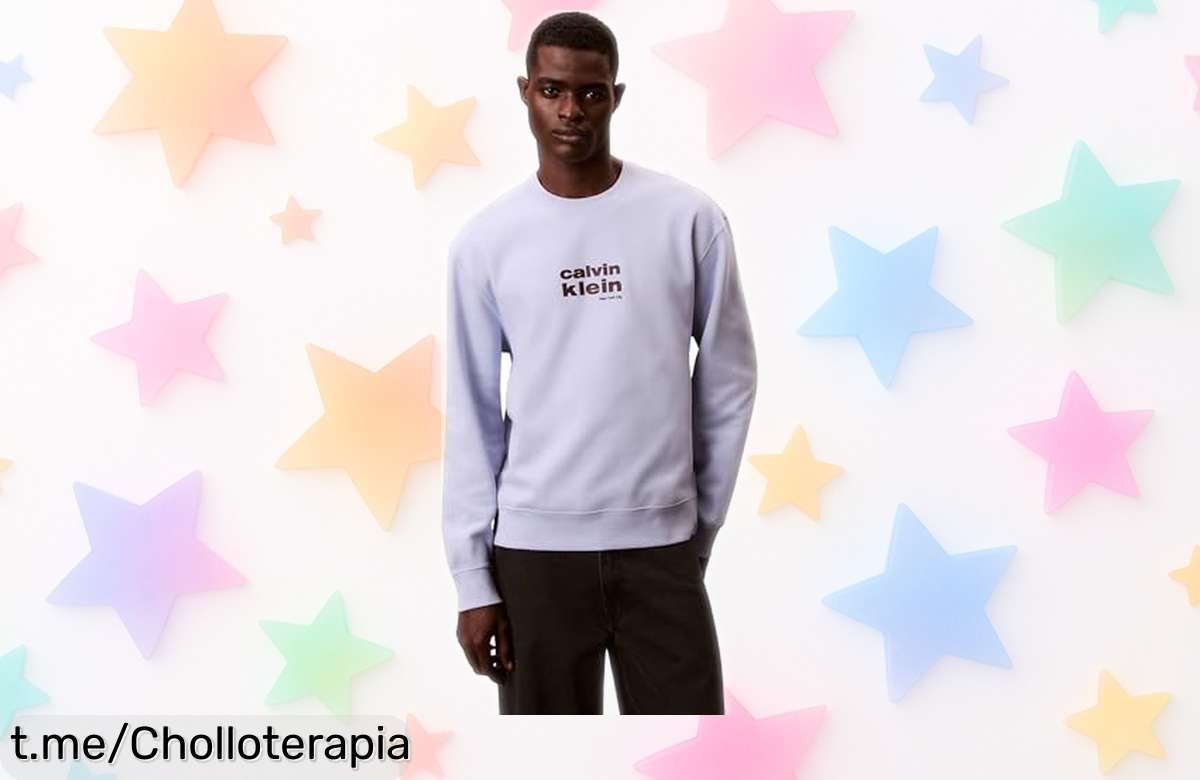 Sudadera Calvin Klein LS 350 Fleece Retro Graphic, diseño único y calidad top a precio de locura. ¡Renueva tu estilo hoy mismo y no te quedes sin la tuya!